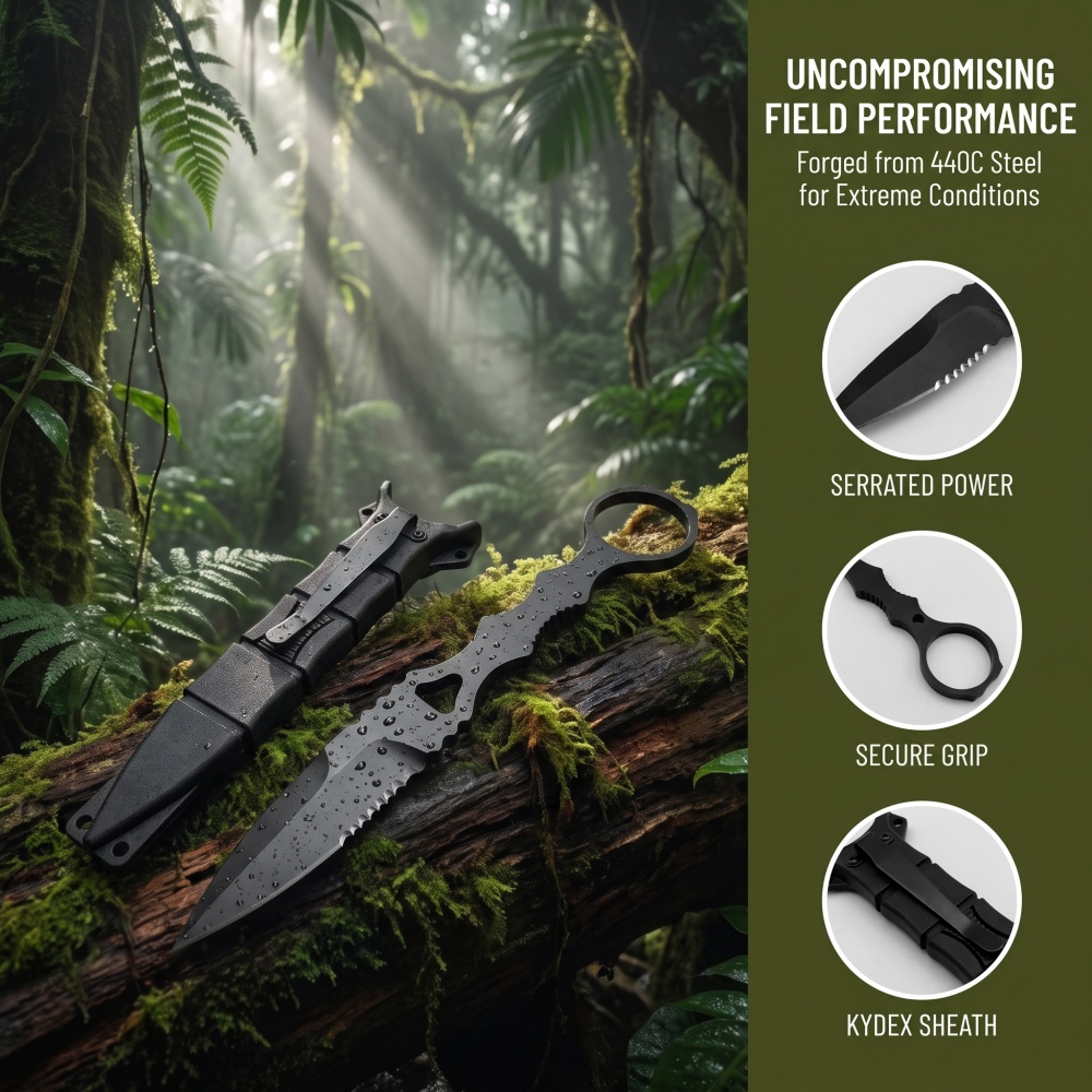 Knife Hunting Fixed Blade - 176 Fixed Blade Knife Ring Handle