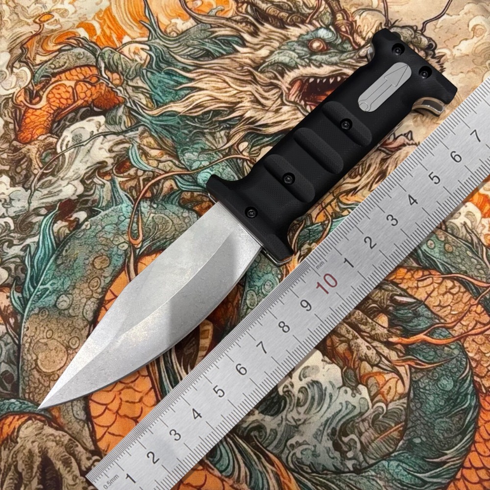 Knife Hunting Fixed Blade - Bok Outdoor Camping Straight Knife D2