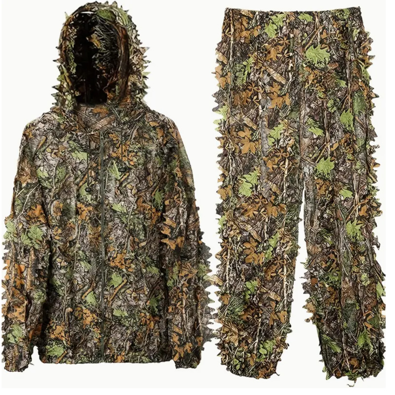 Outdoor Hunting Photography - 3D Leaf Camouflage Hunting Suit Outdoor