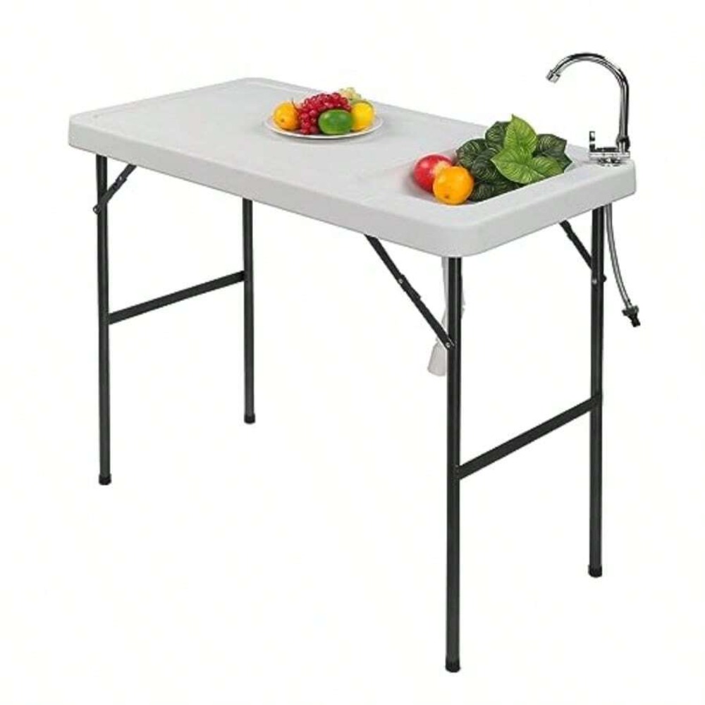 45 Inch Outdoor Picnic Table R - Outdoor Hunting Table 评论和价格