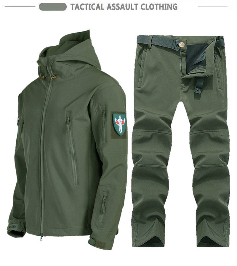 New Soft Shell Tactical Jacket - Men'S Outdoor Hunting Jacket 评论和价格