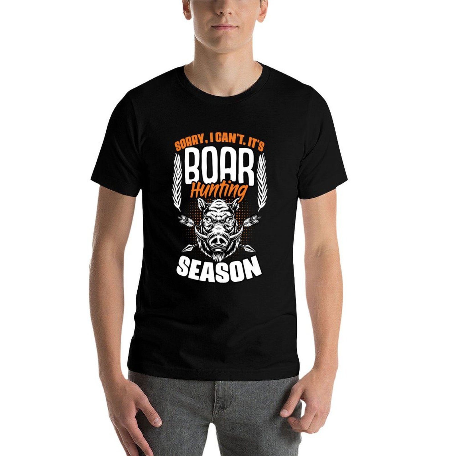 Sorry I Can't Funny Wild Boar  - Wildman Hunting & Outdoor Robertson Photos 评论和价格