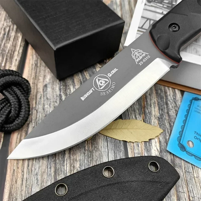 Portable D2 Steel Fixed Blade  - Knife Hunting Fixed Blade 评论和价格