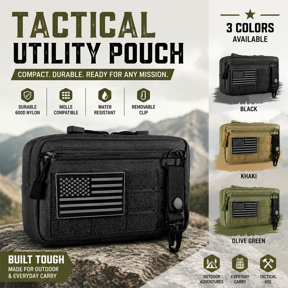 Tactical Molle EDC Pouch Outdo - Outdoor Hunting Tools 评论和价格
