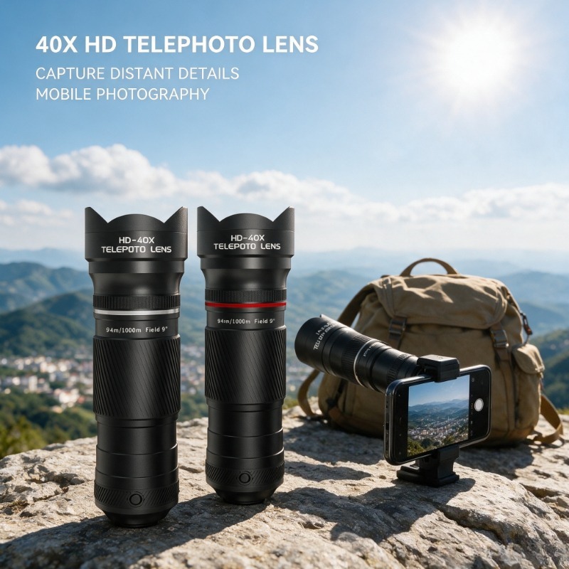 HD-40X Telephoto Lens for Smar - Outdoor Hunting Photography 评论和价格