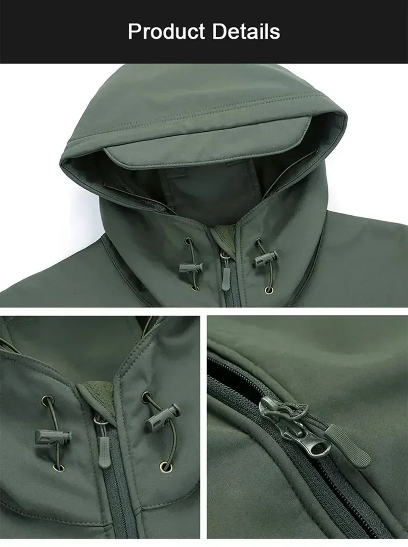 5XL 6XL CP Camouflage Soft She - Men'S Outdoor Hunting Jacket 评论和价格