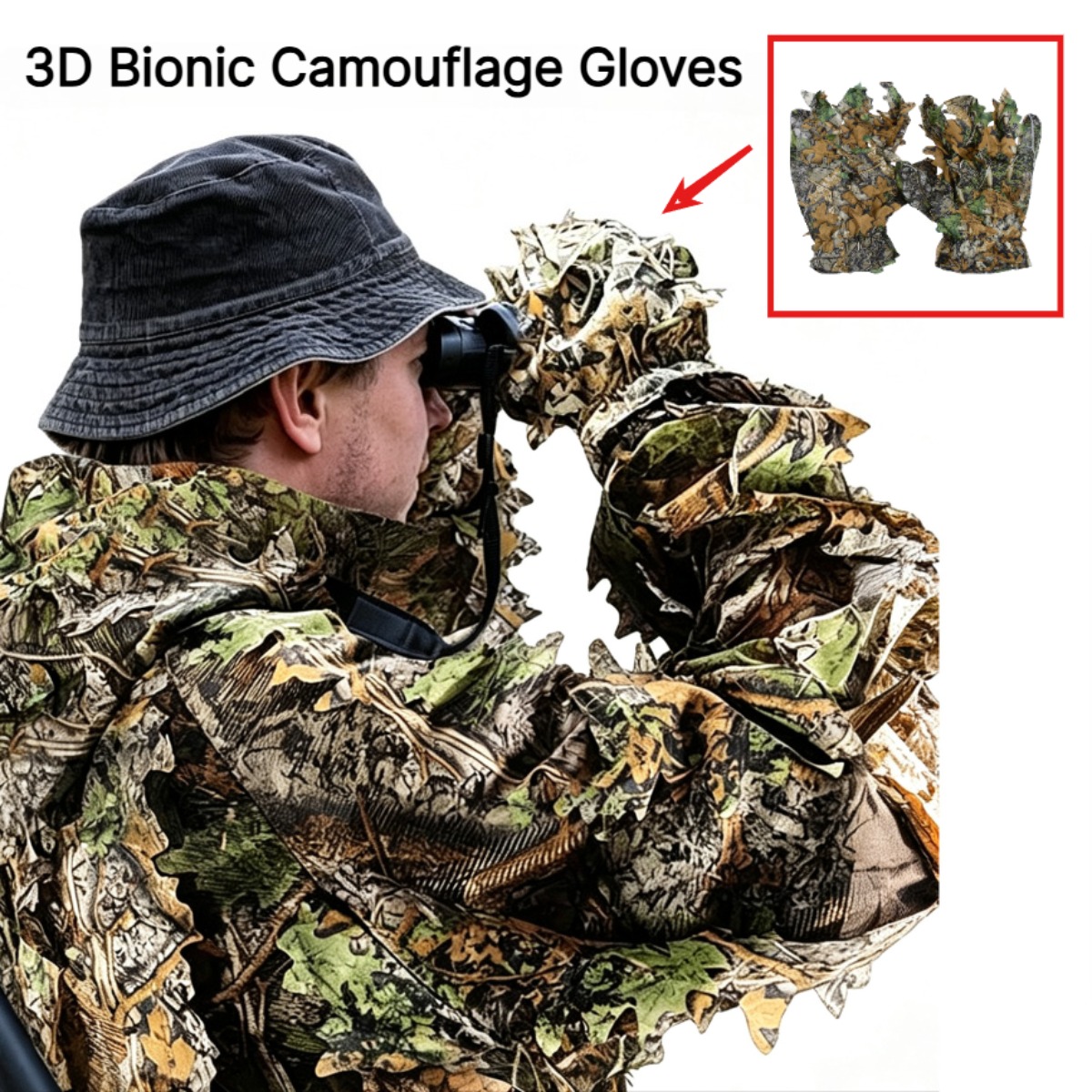 3D Camouflage Leaf Hunting Glo - Outdoor Hunting Photography 评论和价格